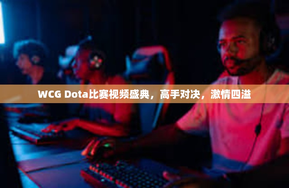 WCG Dota比赛视频盛典，高手对决，激情四溢